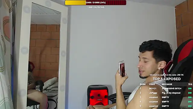 stevenSEX123 online show from April 24, 2026, 2:13 am