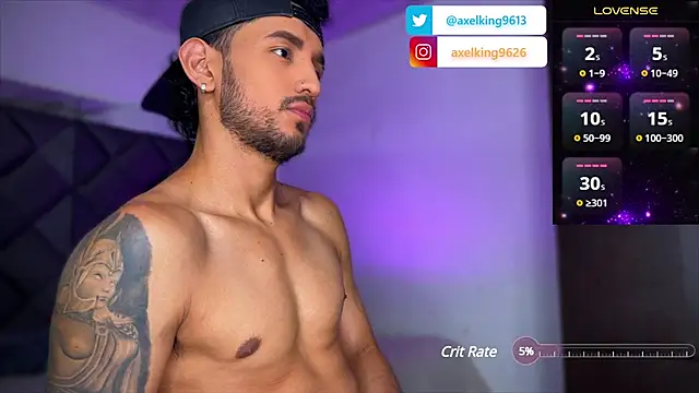 AxelKing1326 online show from March 13, 2025, 1:10 am