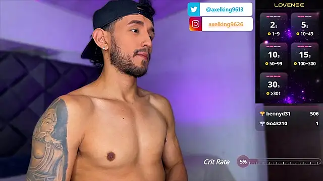 AxelKing1326 online show from March 8, 2025, 1:17 am