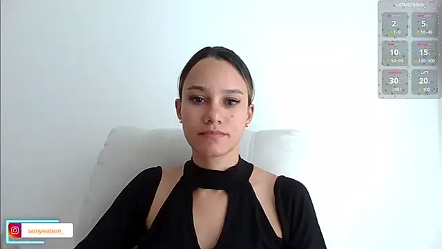 Snapshot of SamanthaWatson chatting on April 23, 2026, 8:21 pm SamanthaWatson online show from April 23, 2026, 8:21 pm