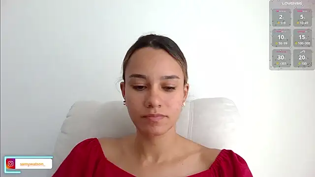 Snapshot of SamanthaWatson chatting on March 13, 2026, 12:43 pm SamanthaWatson online show from March 13, 2026, 12:43 pm