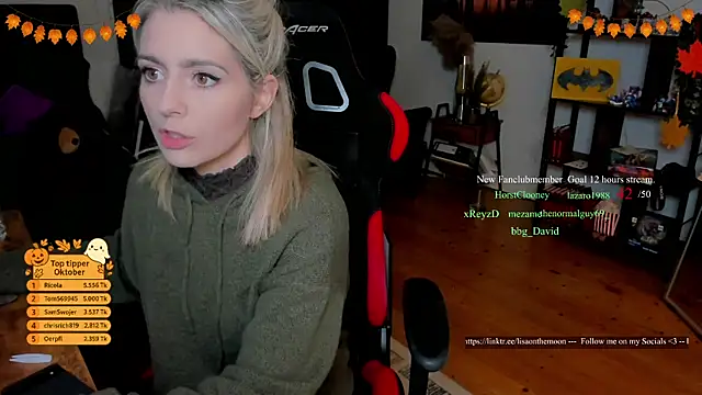 Lisaonthemoon online show from October 30, 2025, 7:00 pm