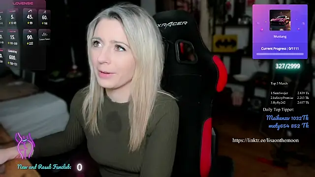 Lisaonthemoon online show from March 15, 2025, 8:43 pm