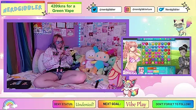 Snapshot of nerdgibbler chatting on July 5, 2026, 4:25 pm nerdgibbler online show from July 5, 2026, 4:25 pm