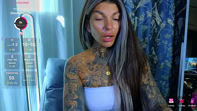 Snapshot of tattooedBabyy chatting on October 27, 2025, 8:48 am tattooedBabyy online show from October 27, 2025, 8:48 am