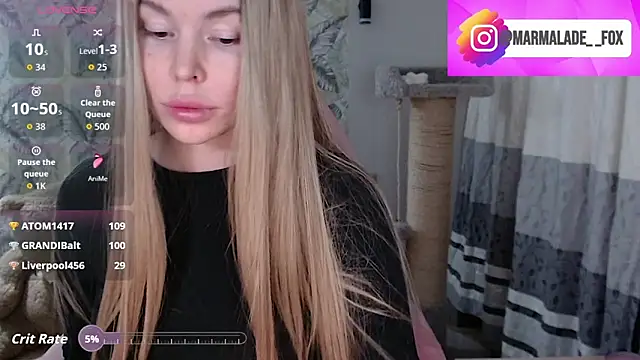 Marmalade Fox online show from March 5, 2026, 3:08 pm