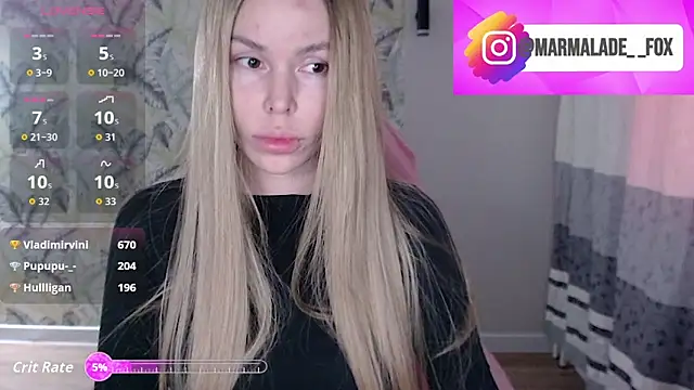 Snapshot of Marmalade_Fox chatting on April 19, 2026, 4:13 am Marmalade Fox online show from April 19, 2026, 4:13 am
