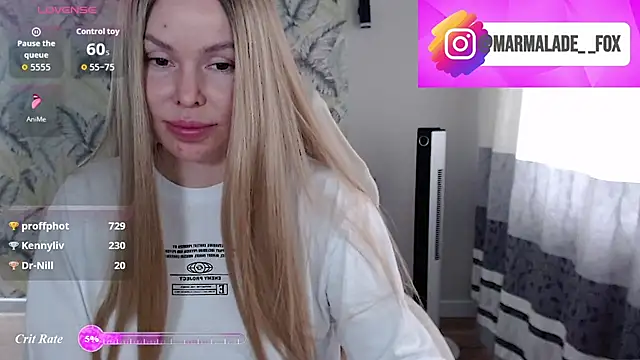 Snapshot of Marmalade_Fox chatting on July 11, 2026, 4:24 am Marmalade Fox online show from July 11, 2026, 4:24 am