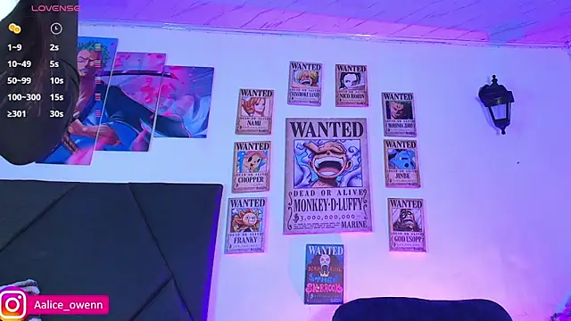 Aliceowenn online show from November 8, 2025, 9:07 pm