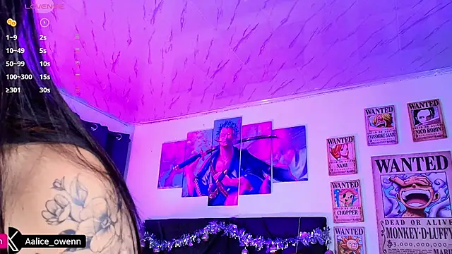 Aliceowenn online show from December 16, 2025, 9:08 pm