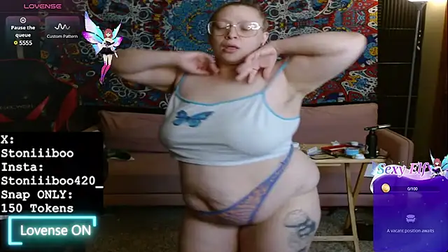 Stoniiiboo online show from March 3, 2025, 1:12 pm