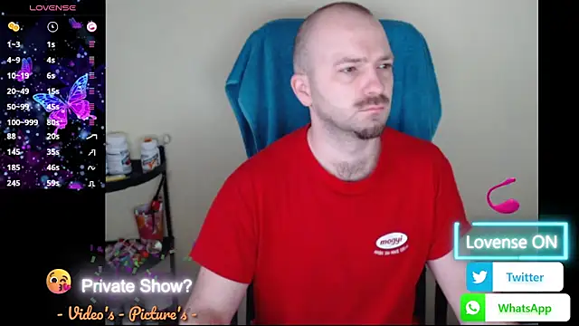 Snapshot of RealManHaveHairy chatting on February 22, 2026, 6:27 am RealManHaveHairy online show from February 22, 2026, 6:27 am