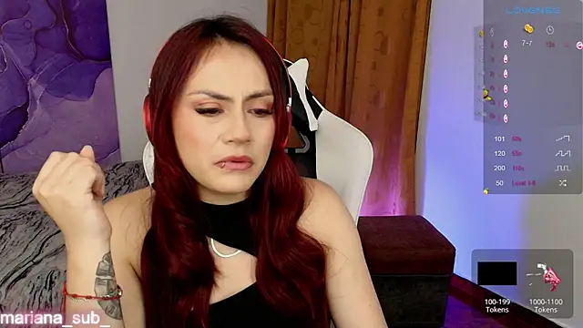 mariana sub  online show from September 17, 2025, 8:00 pm