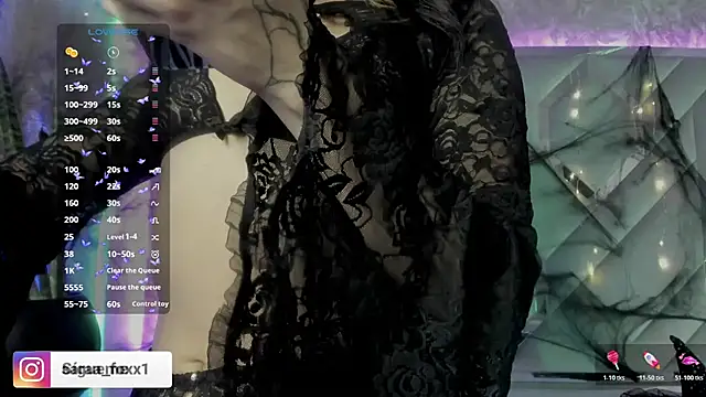 Sara Foxx1 online show from October 27, 2025, 8:54 pm