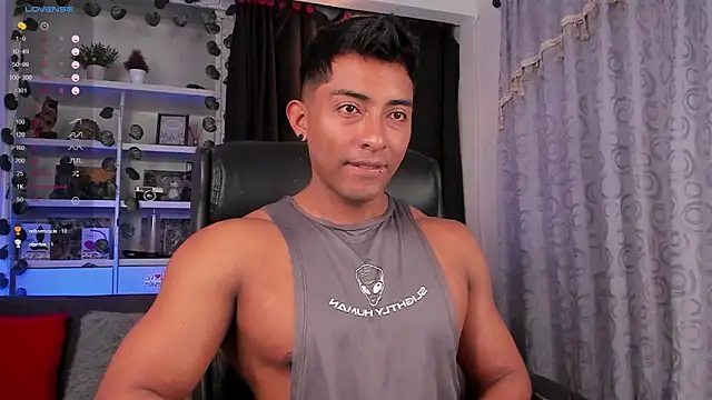 Couple muscle1 online show from February 17, 2025, 1:55 pm