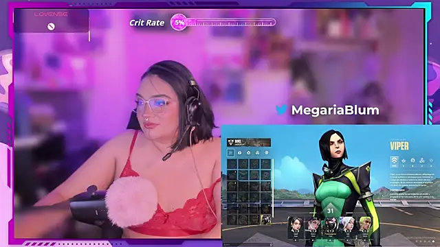 Snapshot of MegariaB chatting on December 16, 2025, 4:39 am MegariaB online show from December 16, 2025, 4:39 am