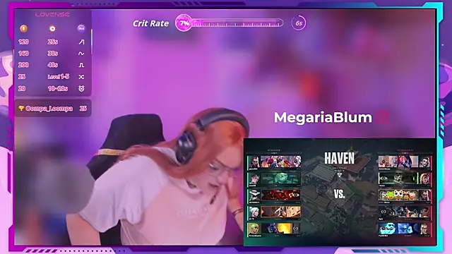 MegariaB online show from April 5, 2026, 4:41 am