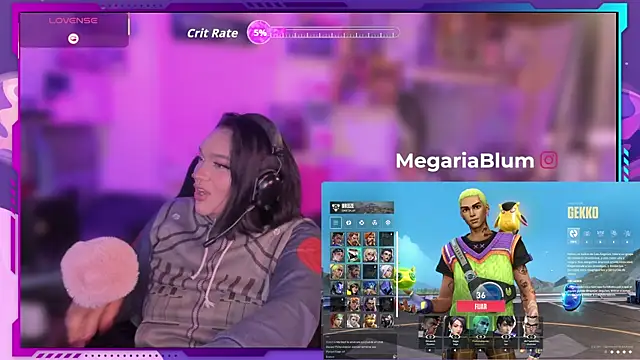 Snapshot of MegariaB chatting on November 24, 2025, 4:12 am MegariaB online show from November 24, 2025, 4:12 am