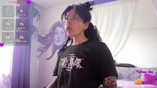 Snapshot of witchviolet chatting on February 9, 2026, 8:18 pm witchviolet online show from February 9, 2026, 8:18 pm