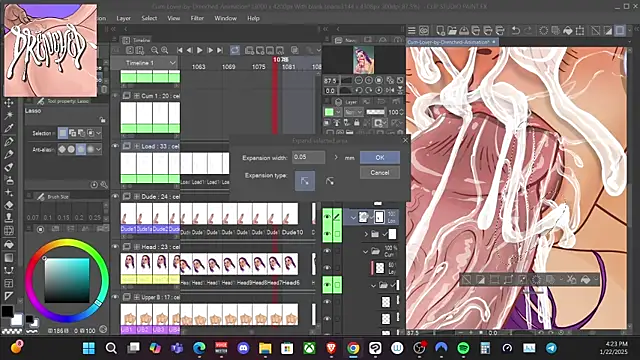 DrenchedArt online show from January 23, 2025, 12:25 am