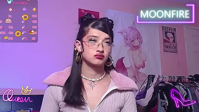 Snapshot of moonfiredancer chatting on January 11, 2026, 2:18 am moonfiredancer online show from January 11, 2026, 2:18 am