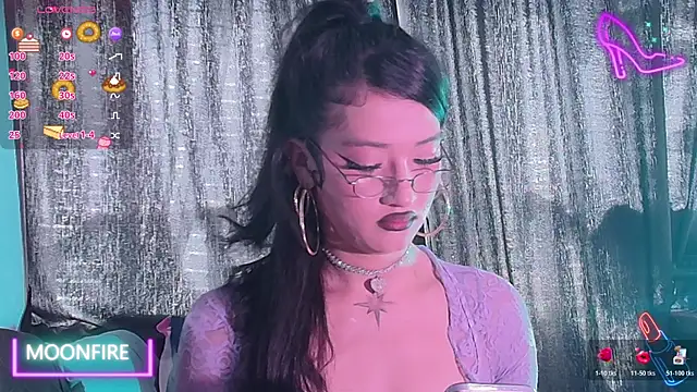 moonfiredancer online show from November 7, 2025, 6:45 pm