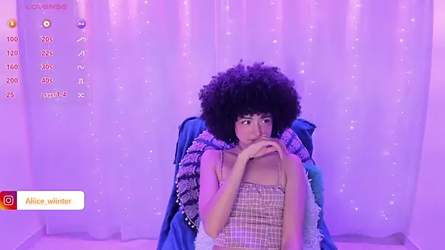 Alice winter  online show from January 12, 2025, 8:25 pm