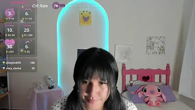 cute roxy online show from February 10, 2025, 2:19 am