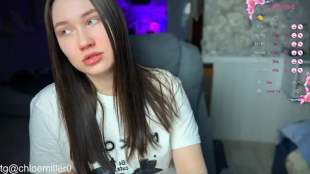 ChloeMillerMeow online show from February 10, 2025, 9:15 pm