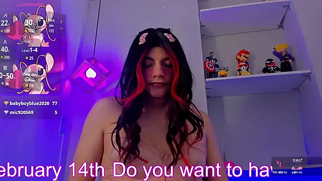 Snapshot of SeidyPresley chatting on February 13, 2025, 8:06 am SeidyPresley online show from February 13, 2025, 8:06 am