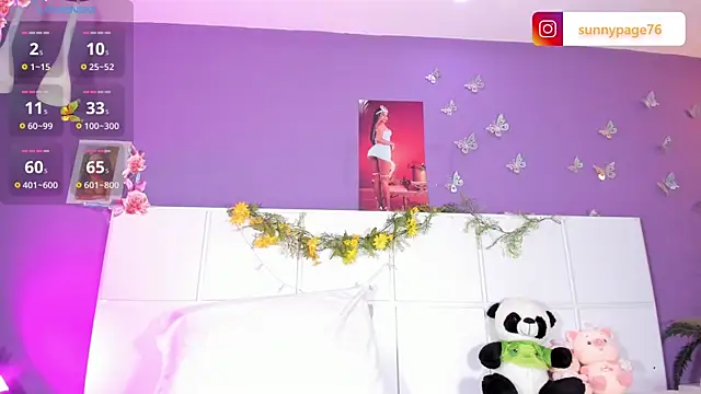 SunnyPage online show from November 12, 2025, 1:37 pm