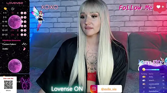 Eva Evile online show from March 5, 2025, 8:10 pm