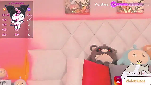 Violettbloss online show from November 7, 2025, 5:45 am