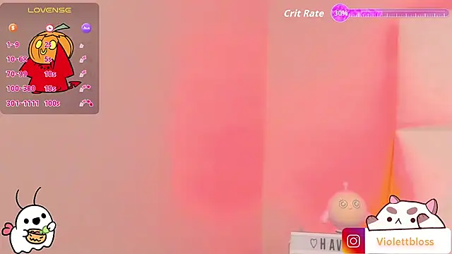 Violettbloss online show from October 31, 2025, 3:25 am