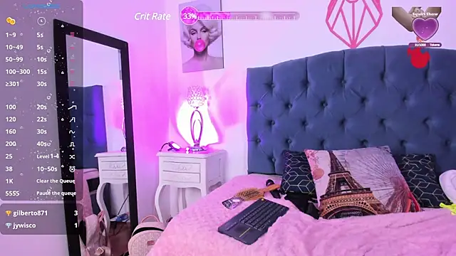 kendall as online show from December 12, 2024, 10:20 pm