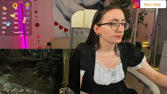 Snapshot of ShiroHeby chatting on March 7, 2025, 12:23 pm ShiroHeby online show from March 7, 2025, 12:23 pm