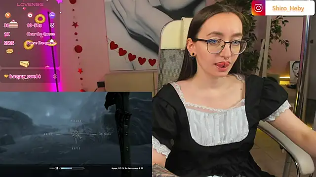 Snapshot of ShiroHeby chatting on March 7, 2025, 3:28 pm ShiroHeby online show from March 7, 2025, 3:28 pm