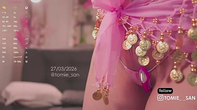 Snapshot of tomie_san chatting on March 27, 2026, 7:59 pm tomie san online show from March 27, 2026, 7:59 pm