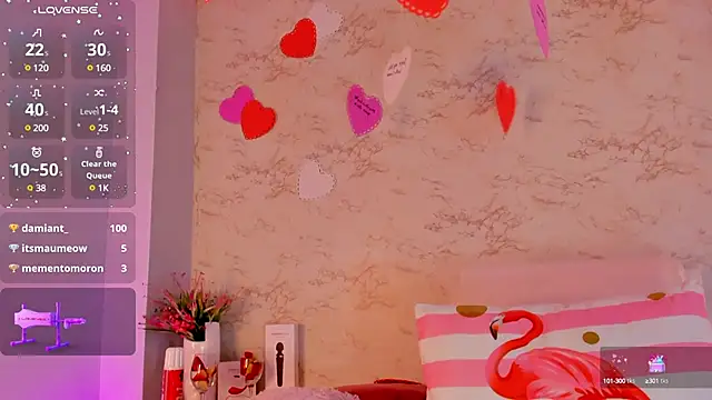 Snapshot of Hannablazze chatting on February 14, 2025, 7:28 am Hannablazze online show from February 14, 2025, 7:28 am