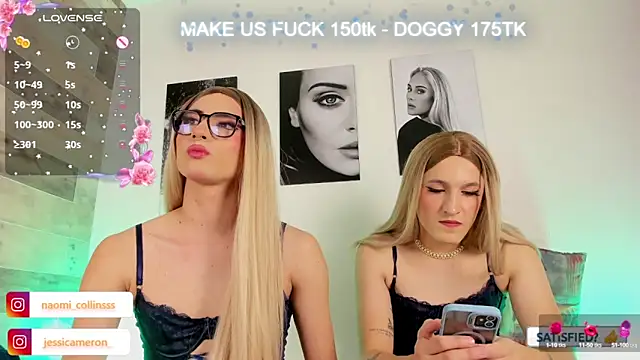 Snapshot of JESSI_NAOMI chatting on February 1, 2025, 1:55 am JESSI NAOMI online show from February 1, 2025, 1:55 am