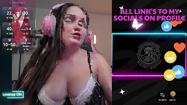 WendyMarvell Official online show from October 11, 2025, 8:10 pm