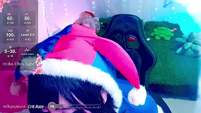 MilkyXSakura online show from March 15, 2025, 8:37 am