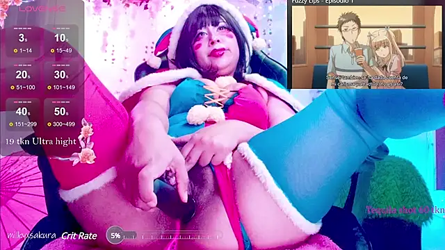 MilkyXSakura online show from February 17, 2025, 6:42 am