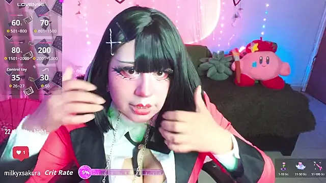 MilkyXSakura online show from April 11, 2026, 12:40 am