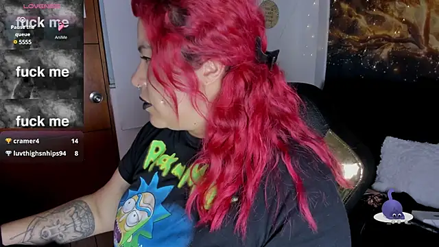 Snapshot of Bruja__Scarlata chatting on March 7, 2025, 2:45 pm Bruja Scarlata online show from March 7, 2025, 2:45 pm