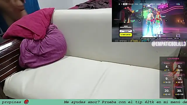 Snapshot of EmpaticBolillo chatting on March 3, 2025, 1:49 am EmpaticBolillo online show from March 3, 2025, 1:49 am