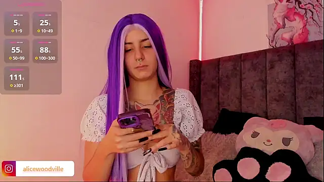 Alice woodville online show from February 16, 2025, 2:32 pm