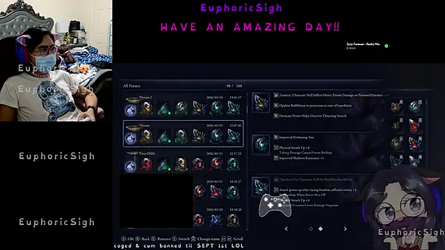 EuphoricSigh online show from June 4, 2026, 10:36 pm