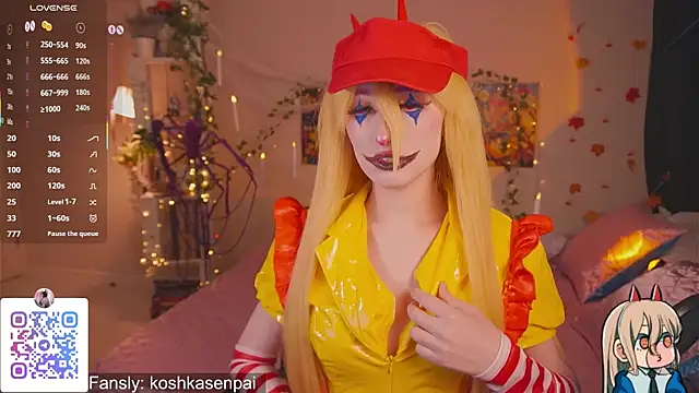 koshkasenpai online show from October 25, 2025, 5:24 pm