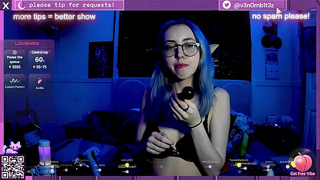 Snapshot of v3n0mb1t3z chatting on January 15, 2025, 7:59 am v3n0mb1t3z online show from January 15, 2025, 7:59 am